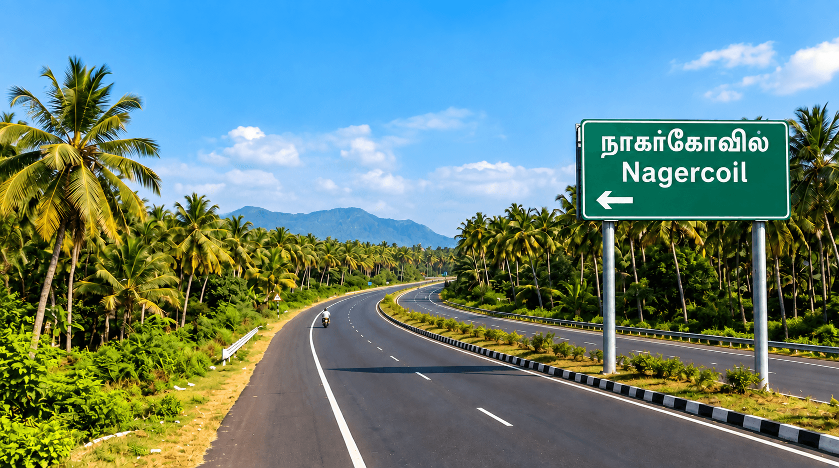 Nagercoil Highway Road Signboard - Assaripallam Road Office